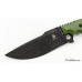 Нож Kizer Salient E613, сталь 1095 Carbon Steel, зеленая рукоять g10