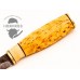 Нож Polar Puukko Natural 95, финская береза, сталь 80CrV2