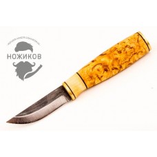 Нож Polar Puukko 77, финская береза, сталь 80CrV2