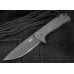 Нож складной Todd Rexford Design KVT® Flipper, DLC-coated Titanium / Carbon Fiber Handle, DLC-coated Blade