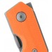 Нож складной Kwaiken Folder Orange (IKBS®), Boker Plus 01BO292, сталь AUS-8 Stonewashed Plain, рукоять стеклотекстолит G10, оранжевый