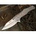 Нож складной Boker Plus Dreed, сталь 440C Stonewashed Plain, рукоять титан, серый, 01BO616