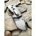 Нож складной Boker Plus Anso Albatros, сталь VG-10 Stonewash Plain, рукоять титан, Boker 01BO621