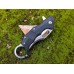 Нож складной Boris Manasherov's Design "Wildcat" Karambit Flipper, лезвие Satin Finish D2, рукоять G-10, чёрный, 01BO772