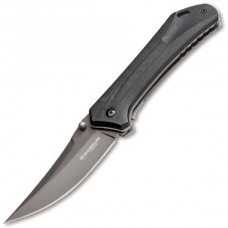 Складной нож Magnum Nero - Boker 01RY964, сталь 440A Titanium Nitride, рукоять стеклотекстолит G10, серый