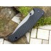 Нож складной Boker Magnum Black Flash, сталь 440А Titanium Nitride Plain, рукоять нержавеющая сталь/стеклотекстолит G10, черный