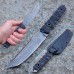 Нож с фиксированным клинком Magnum Sierra Delta Tanto - Boker 02SC016, сталь 440A BlackWash™, рукоять стеклотекстолит G10, чёрный