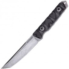 Нож с фиксированным клинком Magnum Sierra Delta Tanto - Boker 02SC016, сталь 440A BlackWash™, рукоять стеклотекстолит G10, чёрный