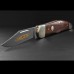 Нож складной Boker Hunters Knife Classic Gold, сталь 440C Satin Plain, рукоять (Desert Ironwood) дерево, 114014