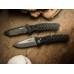 Полуавтоматический складной нож Boker Plus Strike Spearpoint, сталь AUS-8 StoneWash Plain, рукоять анодированный алюминий, BK01BO400