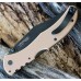 Складной нож Broken Skull 4 (Coyote Tan) - Cold Steel 54S2A, сталь CPM-S35VN, рукоять G10 светло-коричневая