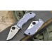 Нож складной ManBug Aogami Super Blue Knife Gray FRN