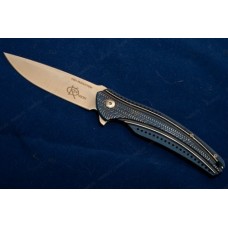 Складной нож Ripple Blue Stainless Handle (IKBS® Flipper)