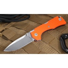 Нож складной Hide Folder, Limited Orange G-10 Handle, Crucible CPM® S30V™ , Tommaso Rumici Design 7.5 см.