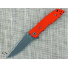 Нож складной HB01 Large, Orange Handle, PVD-Coated Crucible CPM® S35VN™, William (Bill) Harsey Design 10.5 см.