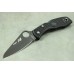 Складной нож Salt 1 - Spyderco C88PBBK, сталь H-1 Black Titanium Nitride Plain, рукоять термопластик FRN, чёрный