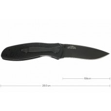 Нож складной Kershaw 1670BLK Blur Black, сталь Sandvik 14C28N, рукоять анодированный алюминий