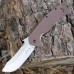 Складной нож Emerson Design CQC-11K KERSHAW 6031, сталь лезвия 8Cr14MoV Stonewashed Clip Point Blade, рукоять G-10/410 сталь, коричневый