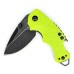 Нож складной Shuffle - KERSHAW 8700LIMEBW, сталь 8Cr13MoV c покрытием BlackWash™, рукоять текстурированный термопластик GFN зелёного цвета