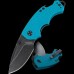 Нож складной Shuffle - KERSHAW 8700TEALBW, сталь 8Cr13MoV c покрытием BlackWash™, рукоять текстурированный термопластик GFN бирюзового цвета