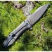 Нож складной KERSHAW 3475 Les George Design Boilermaker, сталь 8Cr13MoV, рукоять нержавеющая сталь, коричневый