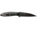 Складной нож Leek - Kershaw 1660BLKW, сталь Sandvik™ 14C28N с покрытием Black-Oxide BlackWash™, рукоять нержавеющая сталь 410 Stainless Steel, чёрный