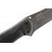 Складной нож Leek - Kershaw 1660BLKW, сталь Sandvik™ 14C28N с покрытием Black-Oxide BlackWash™, рукоять нержавеющая сталь 410 Stainless Steel, чёрный