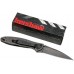 Складной нож Leek - Kershaw 1660BLKW, сталь Sandvik™ 14C28N с покрытием Black-Oxide BlackWash™, рукоять нержавеющая сталь 410 Stainless Steel, чёрный