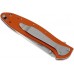 Складной нож Leek - Kershaw 1660OR, сталь Sandvik™ 14C28N, рукоять анодированный алюминий оранжевого цвета