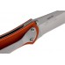 Складной нож Leek - Kershaw 1660OR, сталь Sandvik™ 14C28N, рукоять анодированный алюминий оранжевого цвета