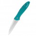 Складной нож Leek - Kershaw 1660TEAL, сталь Sandvik™ 14C28N, рукоять анодированный алюминий бирюзового цвета