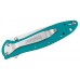 Складной нож Leek - Kershaw 1660TEAL, сталь Sandvik™ 14C28N, рукоять анодированный алюминий бирюзового цвета