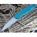 Складной нож Leek - Kershaw 1660TEAL, сталь Sandvik™ 14C28N, рукоять анодированный алюминий бирюзового цвета