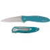 Складной нож Leek - Kershaw 1660TEAL, сталь Sandvik™ 14C28N, рукоять анодированный алюминий бирюзового цвета