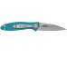 Складной нож Leek - Kershaw 1660TEAL, сталь Sandvik™ 14C28N, рукоять анодированный алюминий бирюзового цвета