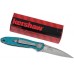 Складной нож Leek - Kershaw 1660TEAL, сталь Sandvik™ 14C28N, рукоять анодированный алюминий бирюзового цвета