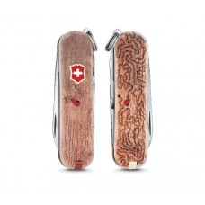 Складной нож Victorinox Classic limited edition 2017 "Woodworm" (0.6223.L1706) 58мм 7функций дерево