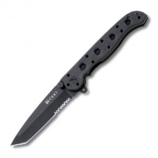 Складной нож Kit Carson M16 Tanto Combo Black, сталь 8Cr15MoV