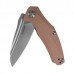 Складной полуавтоматический нож Kershaw Mini Natrix Copper K7006CU, сталь D2, рукоять медь