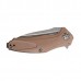 Складной полуавтоматический нож Kershaw Mini Natrix Copper K7006CU, сталь D2, рукоять медь