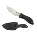 Нож с фиксированным клинком Bill Moran™ Spyderco FB02P, сталь VG-10 Satin Plain, рукоять термопластик FRN/кратон, чёрный