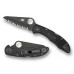 Складной нож Salt 2 - Spyderco 88SBBK2, сталь H-1 Black Titanium Carbonitride (TiCN) Serrated, рукоять термопластик FRN, чёрный