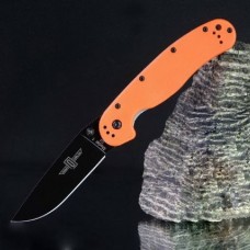 Нож складной RAT™-1 Limited Edition, Black Blade, Orange Handle, D2 Tool Steel 8.89