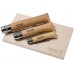 Набор 3-x складных ножей Opinel Nomad Cooking Kit, сталь Sandvik 12C27, рукоять бук, 002177