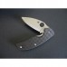 Нож складной Sage 1 - Spyderco 123CFP, сталь Crucible CPM® S30V™ Satin Plain, рукоять карбон/G10, чёрный