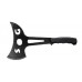 Топор Fusion Battle Axe - SOG F02T, сталь 420 Hardcased Black, рукоять G10, чёрный