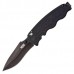 Складной нож Zoom Mini Black - SOG ZM1002, сталь лезвия AUS-8 Hardcased Black TiNi, рукоять алюминий, чёрный