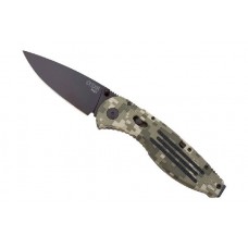 Складной нож с фиксатором Aegis Digi Camo 8.9 см. - SOG AE06, сталь AUS-8, рукоять пластик GRN