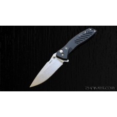 Нож складной "Pallas" Flipper, Black Aluminum Handles, Stonewashed Crucible CPM® S35VN™ Blade 9.5 см.