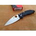 Нож складной Manix 2 - Spyderco 101GP2, сталь Crucible CPM® S30V™ Satin Plain, рукоять G10, чёрный